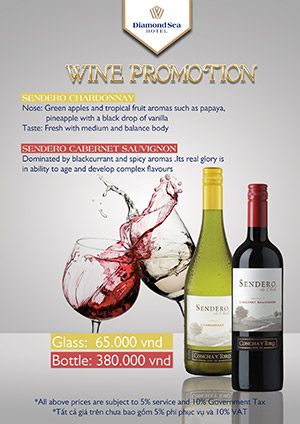 Diamond Sea Danang wine promotion