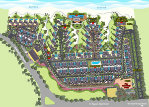 premier village resort danang map